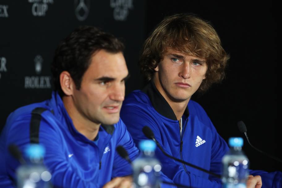 Roger Federer e Sascha Zverev
